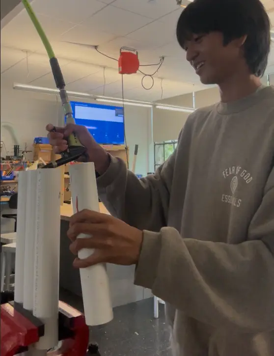 Playing the air-driven instrument