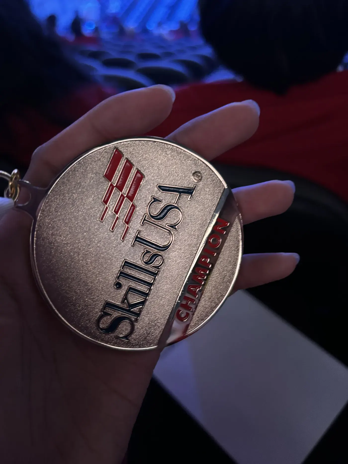 The SkillsUSA championship medal